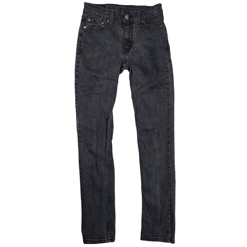 Levis 511 Slim Fit Mens Jeans 30x34 Faded Black Denim 04511-1907 Stretch